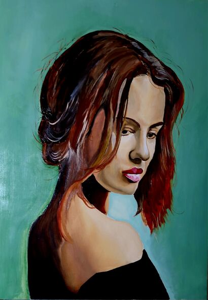 Portrait of girl - a Paint Artowrk by ripamonti luca